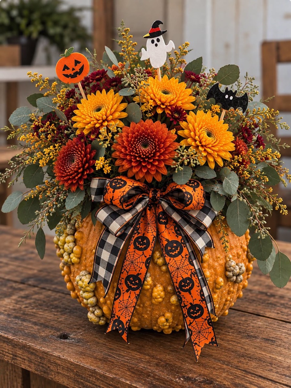 Halloween Gourd Centerpiece Workshop